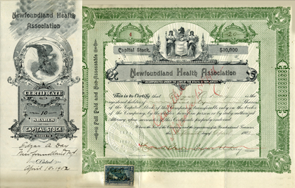 Idylease Stock Certificate