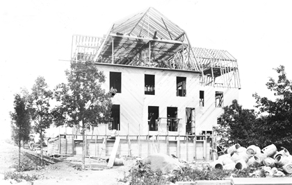 Idylease Under Construction Summer 1902