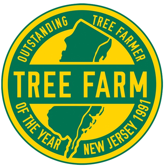 New Jersey Outstanding Tree Farm of the Year 1991 badge