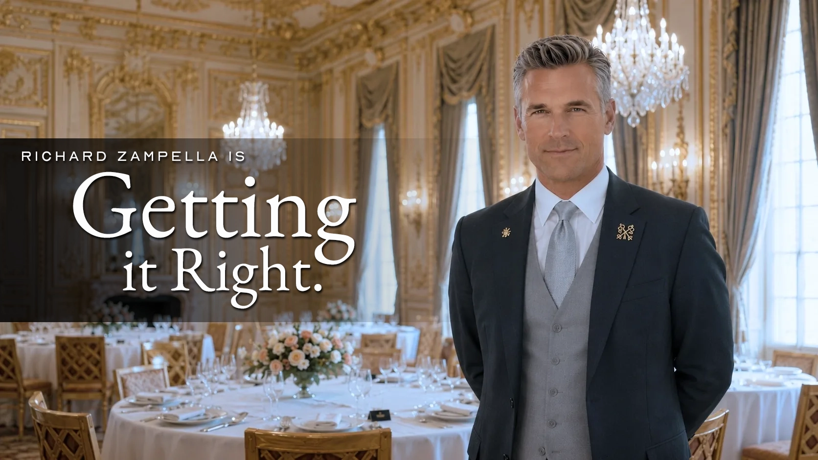Richard Zampella in a New York hotel ballroom